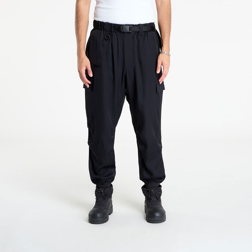 Nohavice Y-3 Y-3 Rayon Twill Cuffed Pants Čierna | JX7283