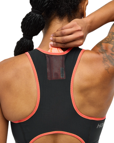 Tielko Hoka One One Hoka Race Day Crop Top Čierna | 1166630-blk, 3