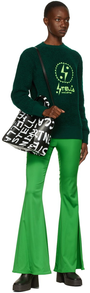 Mikina Stella McCartney Designer Logo Edition Sweatshirt Zelené | 604103S7242, 3