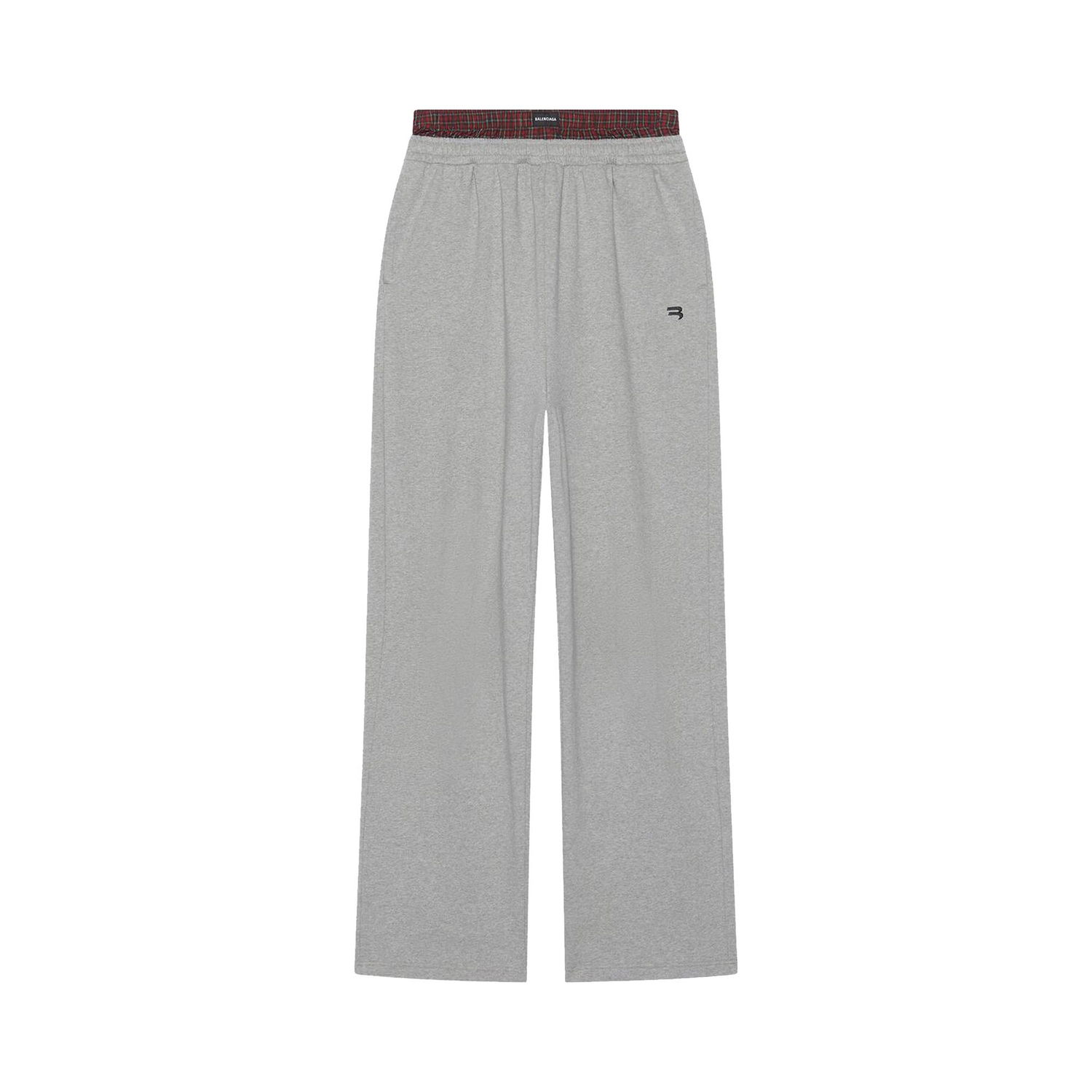 Tepláky Balenciaga Double Waistband Sweatpants Šedá | 662627 TKM36 6100, 1