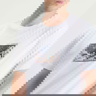 Tričko Maharishi Maharishi Travellers In Snow Graphic Tee, Size Large Biela | 2213-WHT, 5