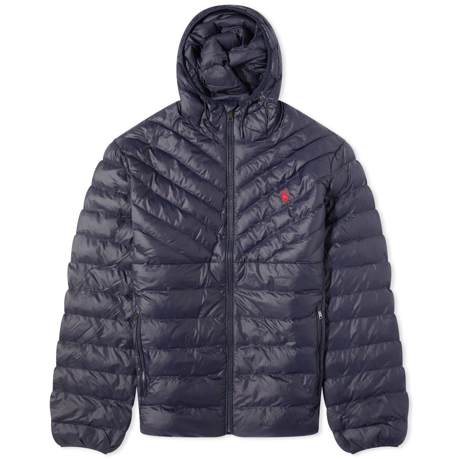 Prešívaná bunda Polo by Ralph Lauren Polo Ralph Lauren Terra Chevron Insulated Hooded Collection Čierna | 710920283001, 0
