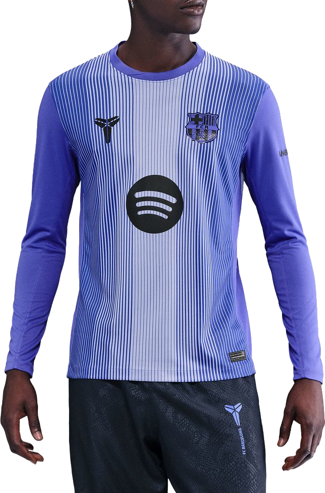 Dres Nike Nike x Kobe Dri-FIT FC Barcelona Stadium Away Long Sleeve Goalkeeper Jersey Fialová | hq9290-511