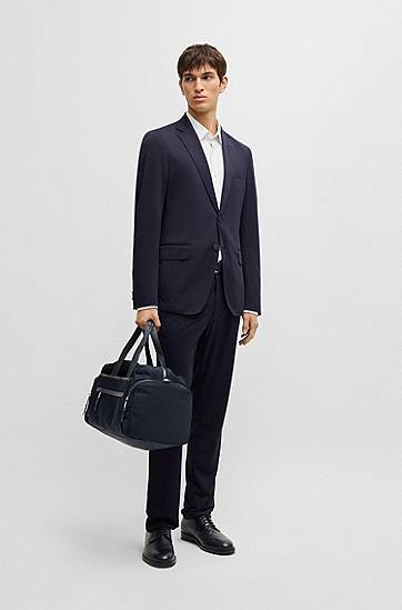 Košeľa BOSS Men's Slim Fit Performance-Stretch Jersey Shirt Biela | 50539398, 1