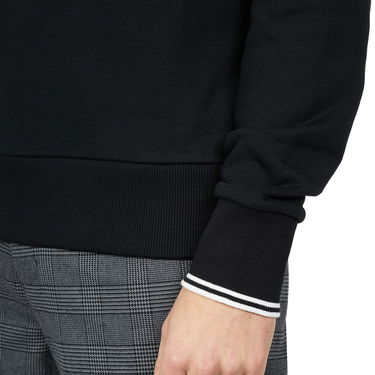 Mikina Fred Perry Crew Neck Sweatshirt Čierna | M7535-184, 3