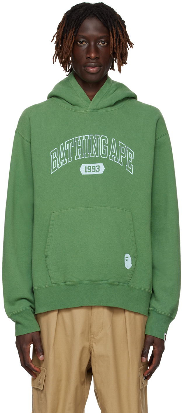 Mikina BAPE Bathing Ape Hoodie Zelené | 001PPJ301010M, 0