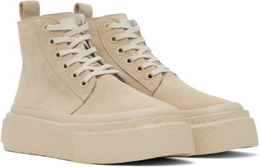 Tenisky a topánky Maison Margiela MM6 Maison Margiela Suede High-Top Béžová | SH1WS0014 P5246, 3