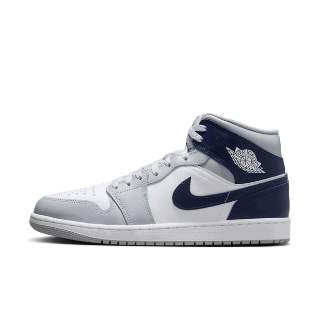 Tenisky a topánky Jordan Air Jordan 1 Mid "Wolf Grey & Midnight Navy" Šedá | DQ8426-104