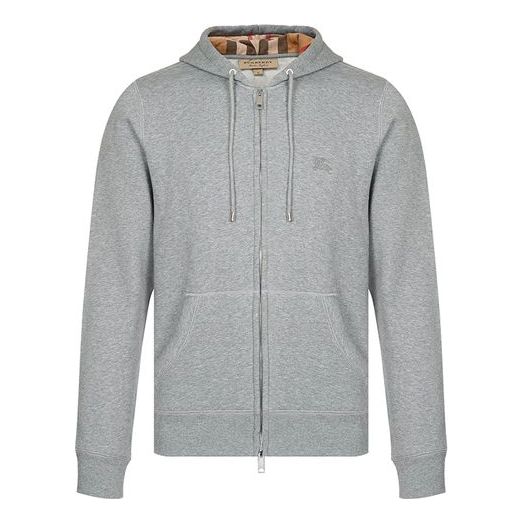 Mikina Burberry Classic Long Sleeve Hoodie Šedá | 40155601