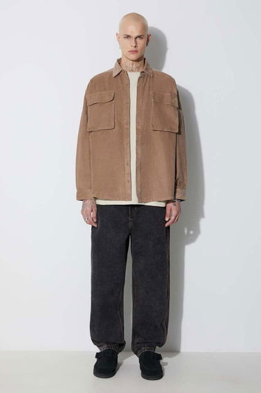 Bunda TAIKAN Shirt Jacket Corduroy Regular Hnedá | TK0002.DNECRD, 0