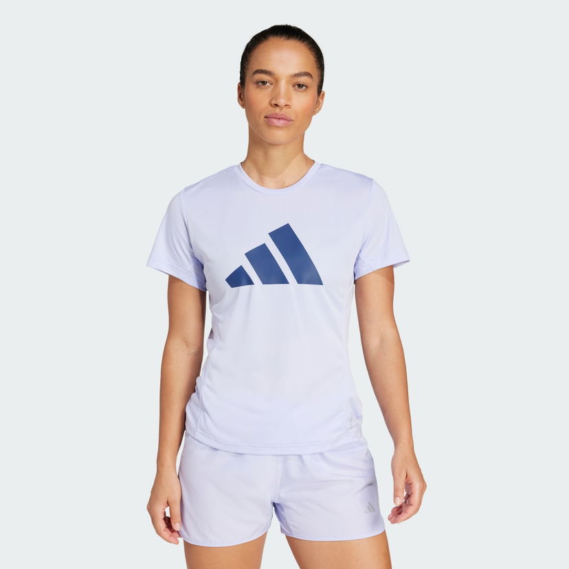 Tričko adidas Performance Performance Logo T-Shirt Fialová | JD2339