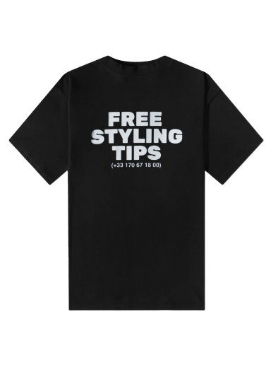 Tričko Balenciaga Free Styling Tips Tee Čierna | 744439-TOVG2-9034