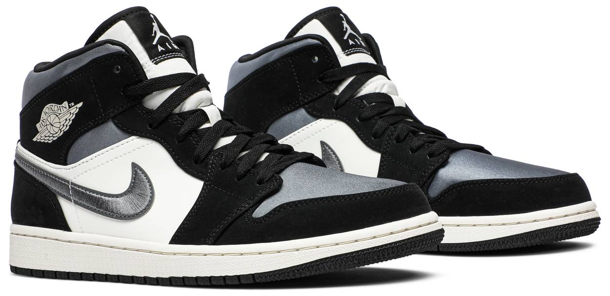 Tenisky a topánky Jordan Air Jordan 1 Mid SE "Satin Smoke Grey" Šedá | 852542-011, 1