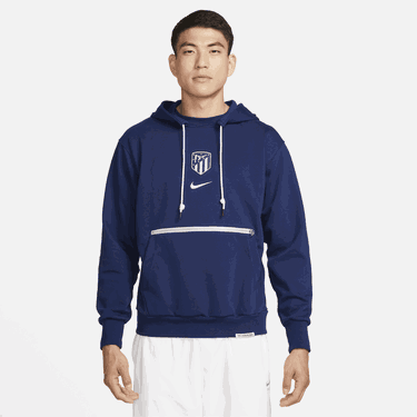 Mikina Nike Dri-FIT Atlético Madrid Standard Issue s kapucí - Modrá Navy | DV4926-492, 0