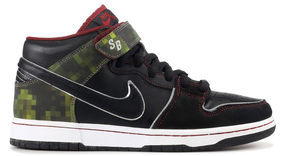 Tenisky a topánky Nike SB SB Dunk Mid Nitraid Čierna | 350677-002, 0