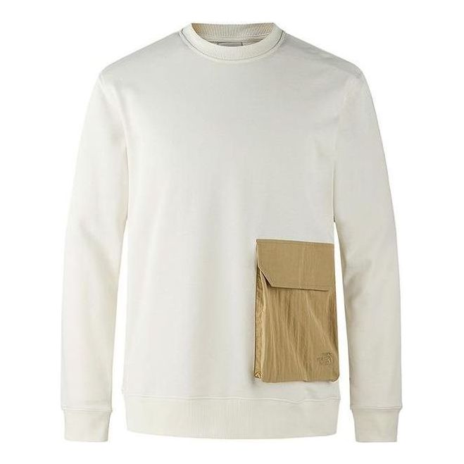 Sveter The North Face Hybrid Pocket Crew Sweatshirt Biela | NF0A87UT-QLI, 0