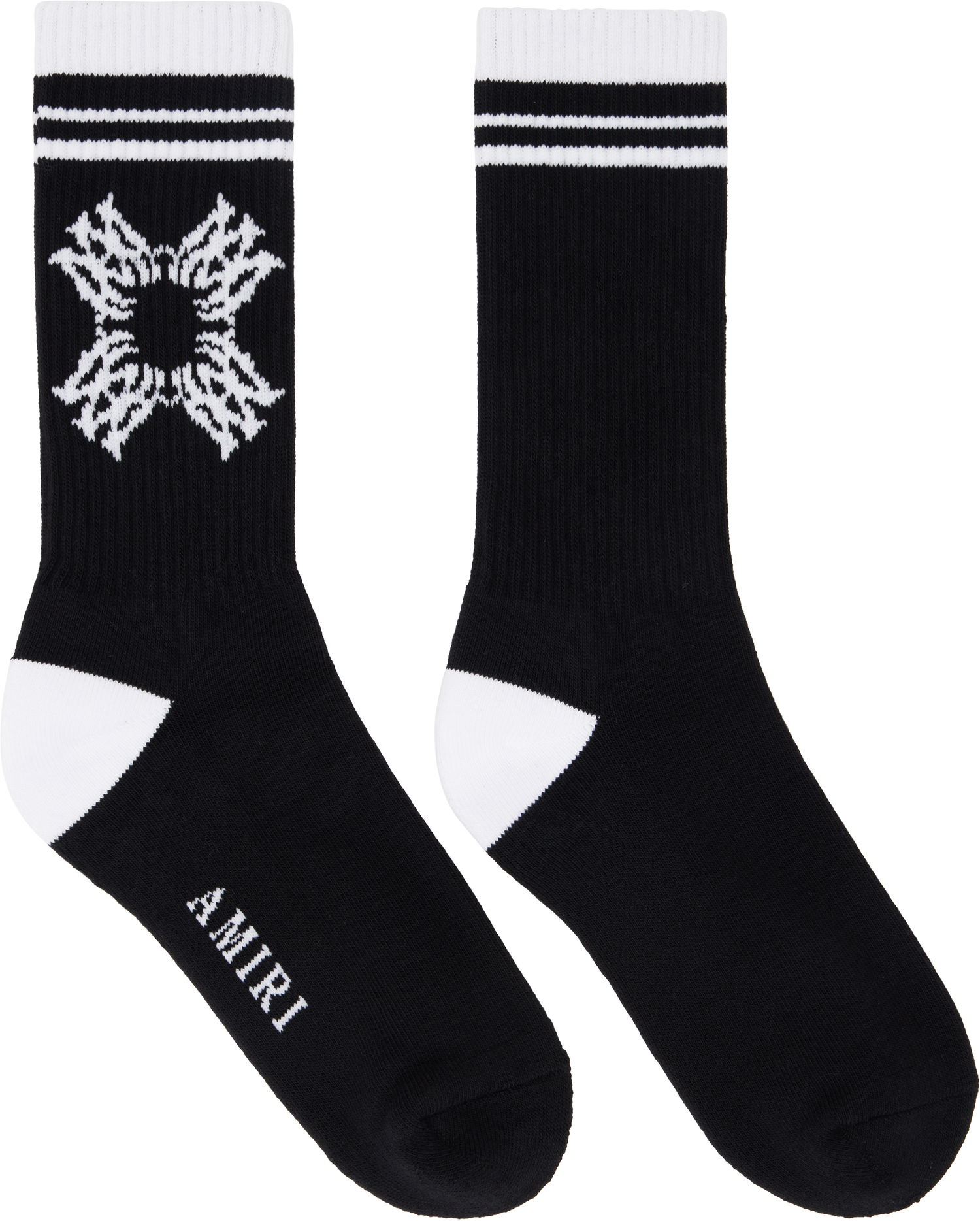 Ponožky AMIRI AMIRI 'MA' Quad Socks Čierna | AMACSK1018, 0