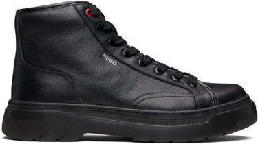 Tenisky a topánky BOSS HUGO High-Top Grained Leather Boots Čierna | 50548692, 0