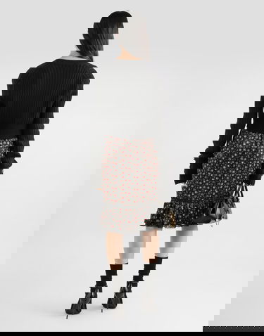 Sukňa Dolce & Gabbana Small Rose-print Skirt with Elasticated Waist and Flounce Rôznofarebný | F4DCYTIS10HHN5XJ, 2