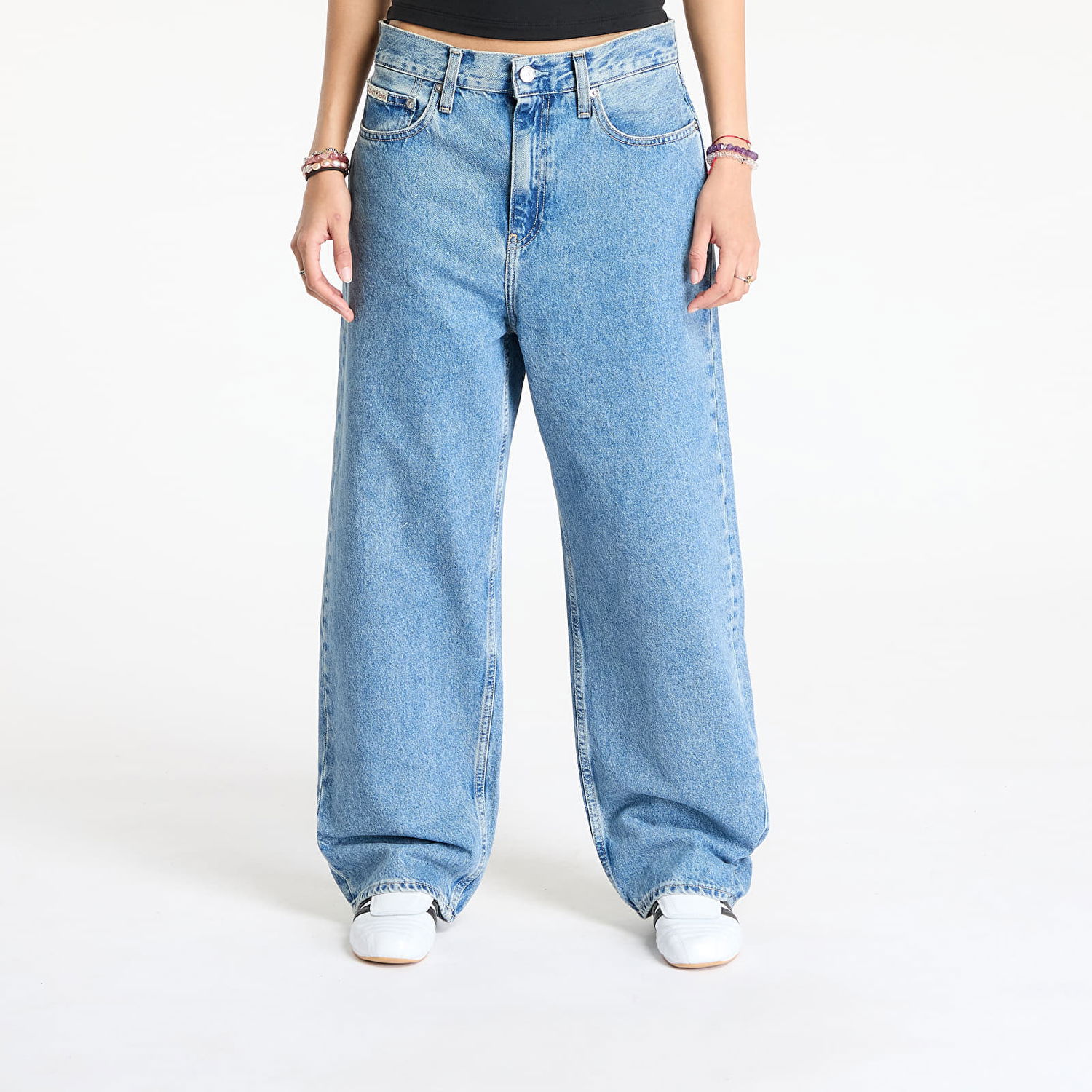 Džínsy CALVIN KLEIN Calvin Klein Jeans Barrel Jeans W25/L32 Modrá | J20J225005 1A4, 0