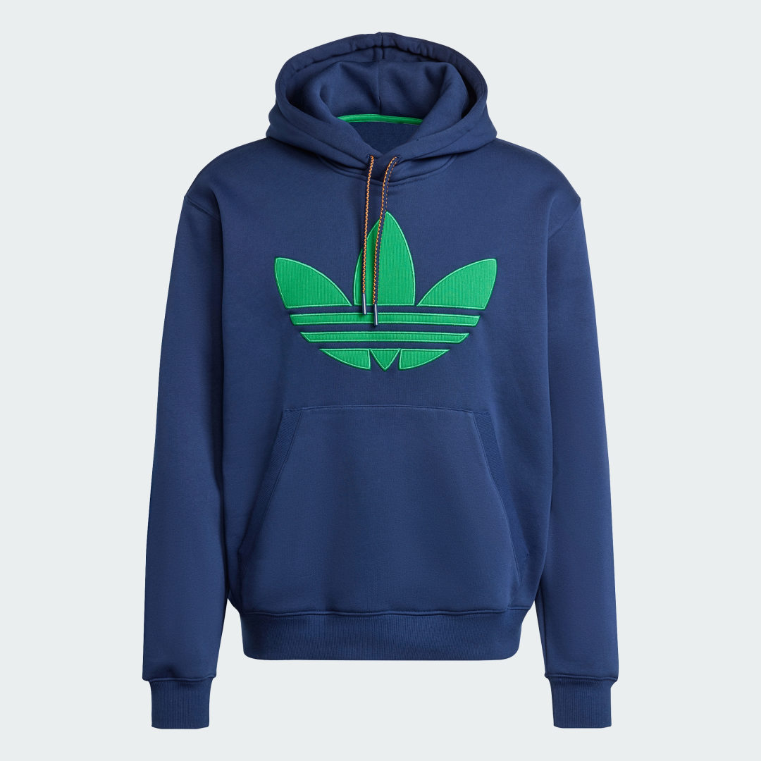 Mikina adidas Originals Fleece Hoodie Modrá | JN5968, 1