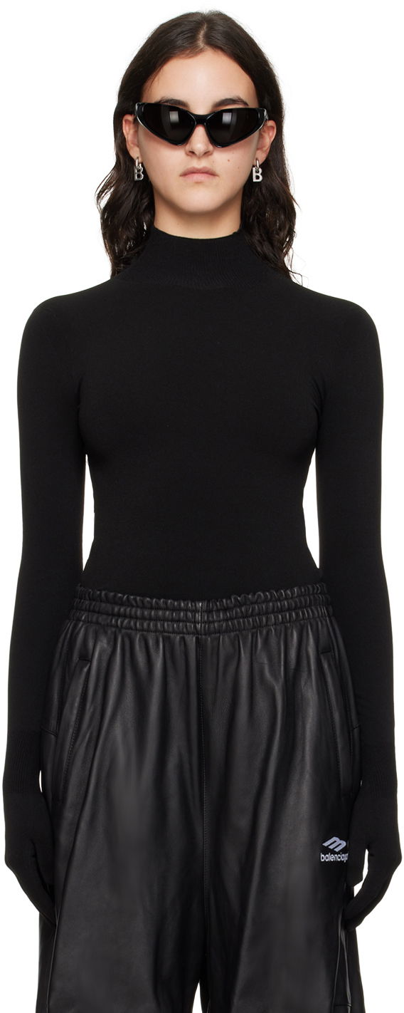 Sveter Balenciaga Gloves Turtleneck Čierna | 751118 T5201, 0