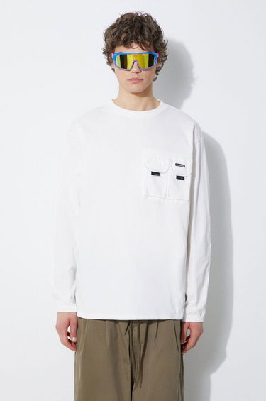 Tričko Manastash Manastash Armor Long Sleeve T-Shirt Biela | 7924130002, 3