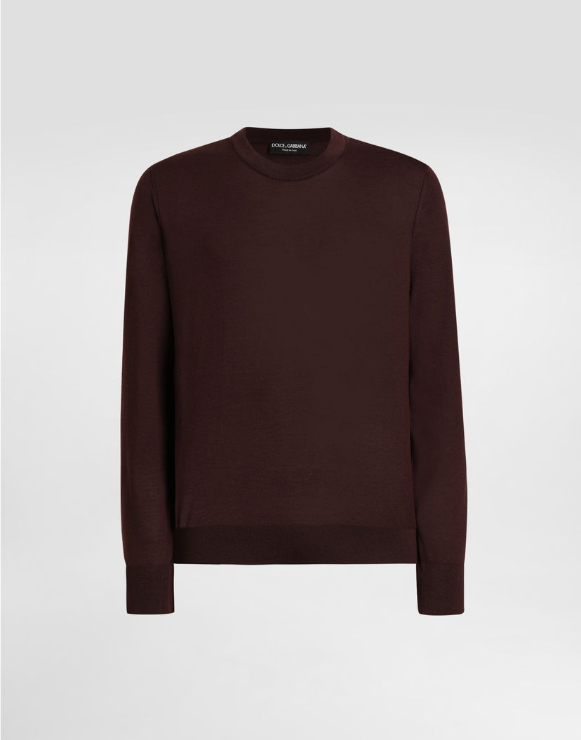 Sveter Dolce & Gabbana Dolce & Gabbana Cashmere Pullover Vínová | GXX02TJBW05R2723