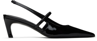 Tenisky a topánky TOTEME Sharp Patent Slingback Heels Čierna | 251-WAS821-LE0091, 0