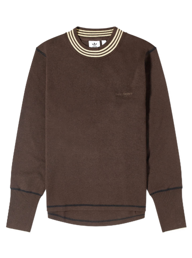 Sveter adidas Originals Wales Bonner x Knit Top Hnedá | IN5953