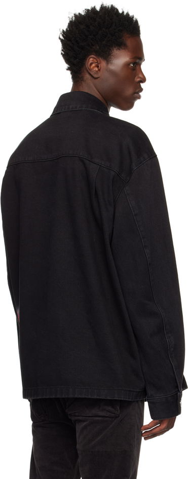 Bunda We11done We11done Loose Fit Denim Shirt Čierna | WD-DJ3-22-312-U-BK, 2