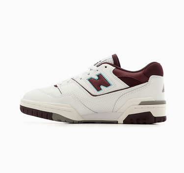 Tenisky a topánky New Balance 550 "Burgundy" Biela | BB550WBG, 0