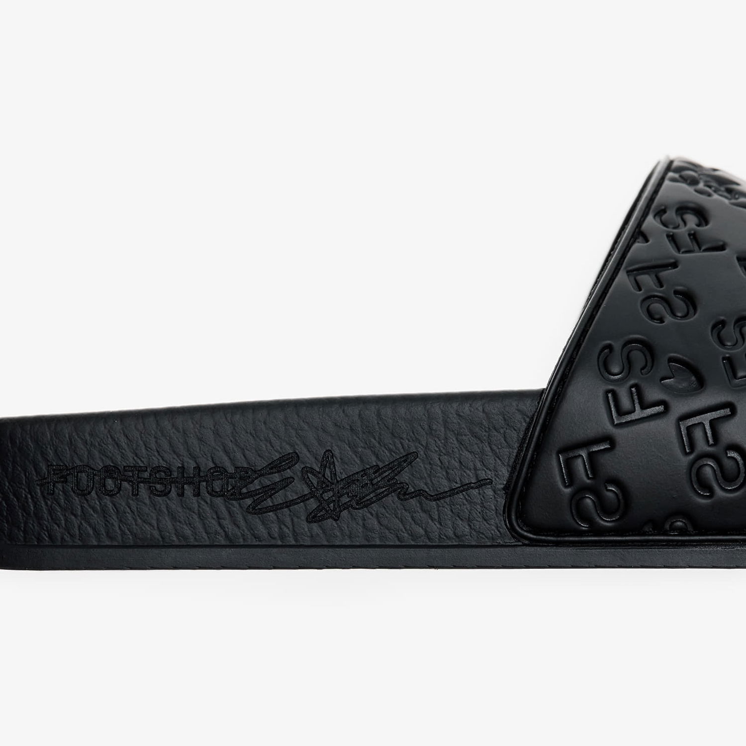 Tenisky a topánky Footshop FTSHP Monogram Slides Black Čierna | FTSHP_399, 1