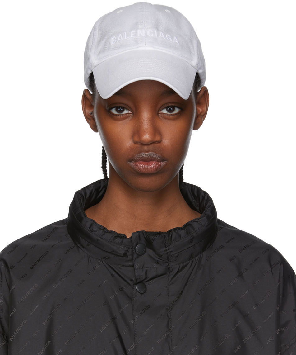 Šiltovka Balenciaga Off-White Logo Biela | 673319 415B3, 0