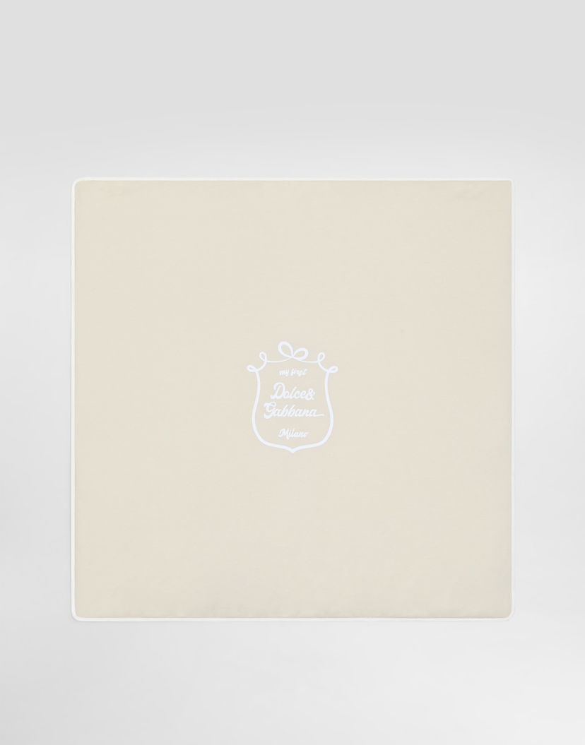 Home decor Dolce & Gabbana my first Dolce & Gabbana Jersey Blanket with Print Béžová | LNJA88G7PTYS9000