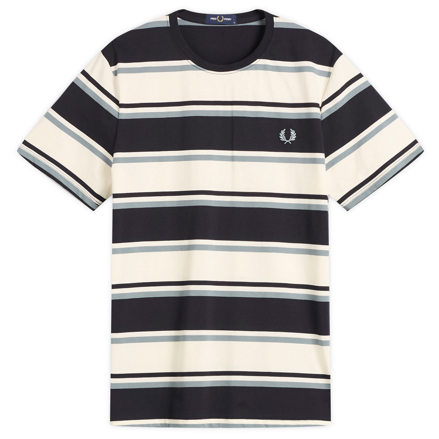 Tričko Fred Perry Fred Perry Bold Striped T-Shirt, Size Large Rôznofarebný | M1302-608, 1