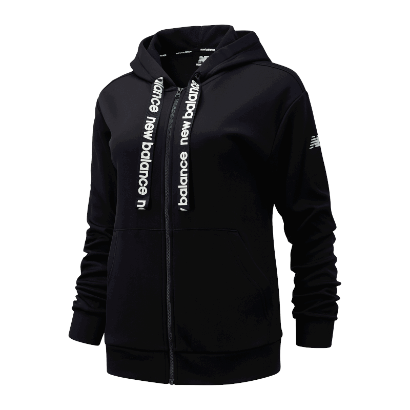 Mikina New Balance Hoodie Čierna | WJ13174BK, 0