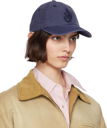 Šiltovka JW Anderson JW Anderson Anchor Logo Baseball Cap Navy | AC0398-FA0453, 3