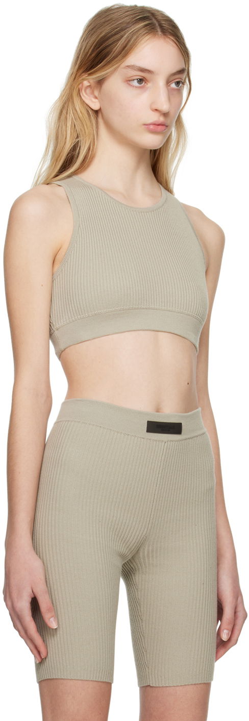 Tielko Fear of God Fear of God ESSENTIALS Rib Tank Top Zelené | 125BT225153FW, 1