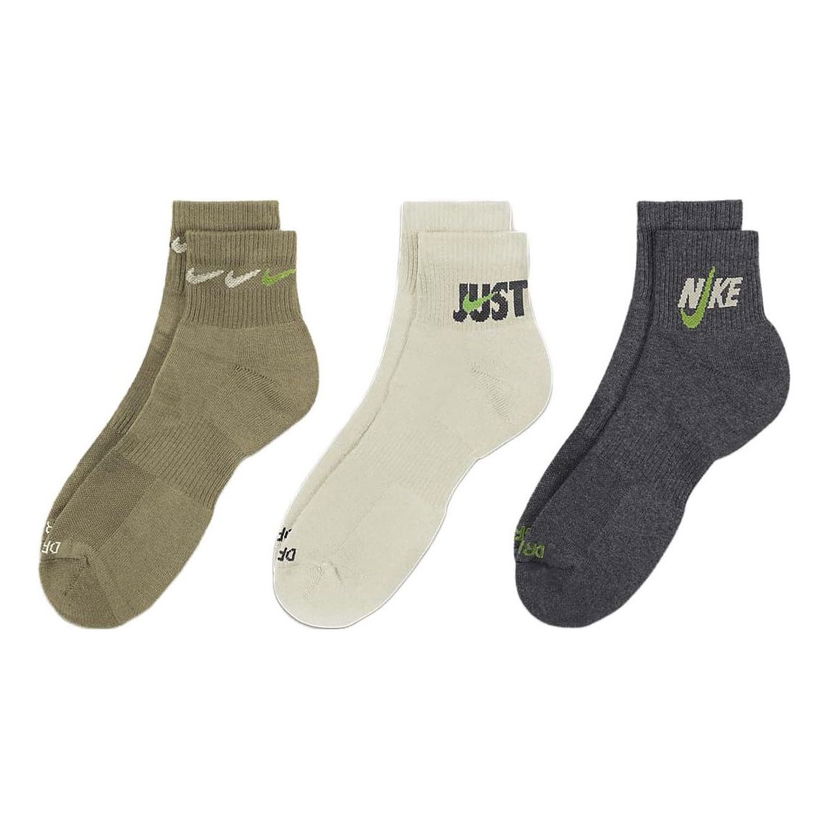 Ponožky Nike Everyday Plus Padded Ankle Training Socks Zelené | DH3827-908