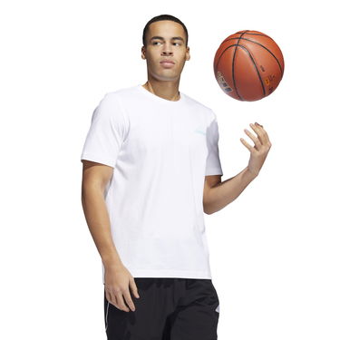Tričko adidas Performance Sports Tee L Biela | HC6887, 4