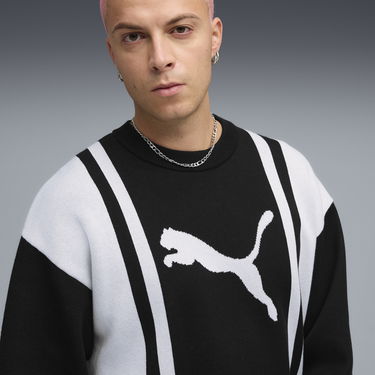 Sveter Puma FUTURE.PUMA.ARCHIVE Relaxed Fit Knit Sweater Čierna | 632294_01, 1