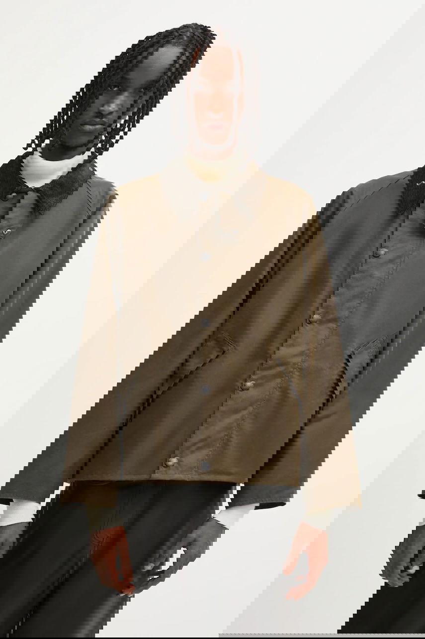 Bunda Barbour Barbour OS Transport Wax Jacket Zelené | MWX1678SN91, 0