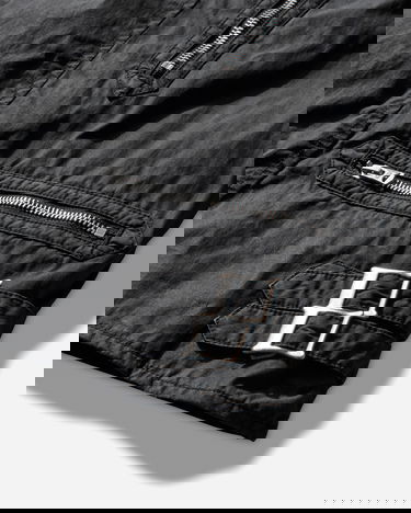 Bunda Neighborhood Faded Stand Collar Riders Jacket Čierna | 252SZNH-JKM07 BLACK, 3