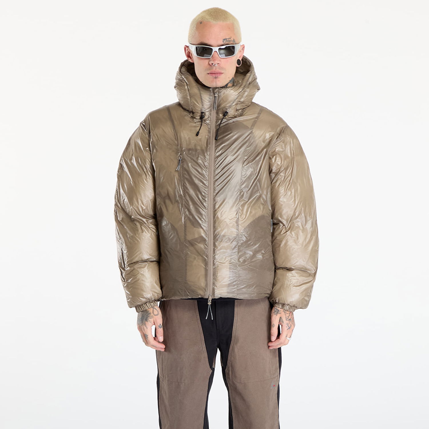 Prešívaná bunda ROA Translucent Puffy Synthetic Down Jacket L Béžová | RBMW0541FA356 BEG0002, 0