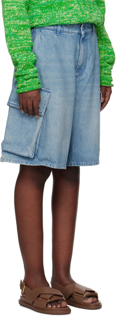 Šortky JW Anderson JW Anderson Cargo Denim Shorts Modrá | DT0108-PG1735, 1