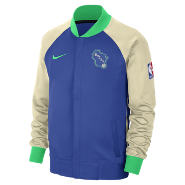Bunda Nike Dri-FIT Milwaukee Bucks Showtime City Edition Navy | FB3503-480, 1
