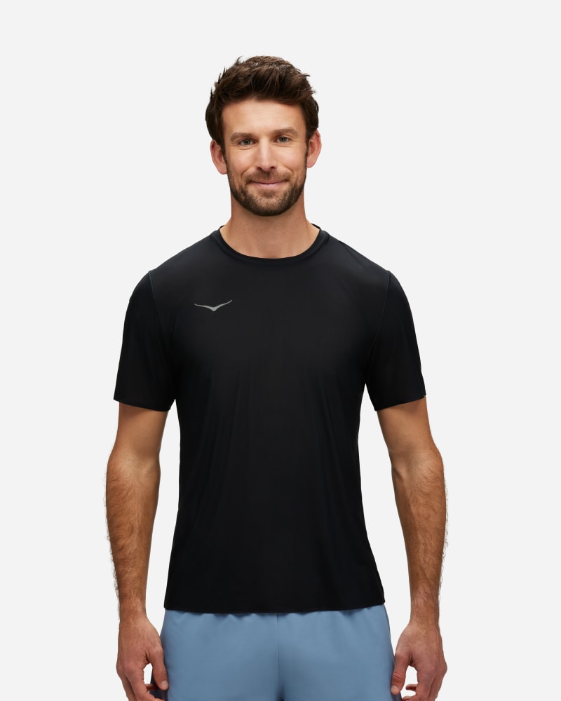 Tričko Hoka One One Airolite Running T-Shirt Čierna | 1151071-BLK, 0