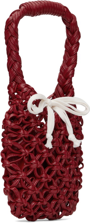Kabelka Comme des Garçons Comme des Garçons Braided Knotted Synthetic Leather Tote Červená | RO-K203-051-2, 1