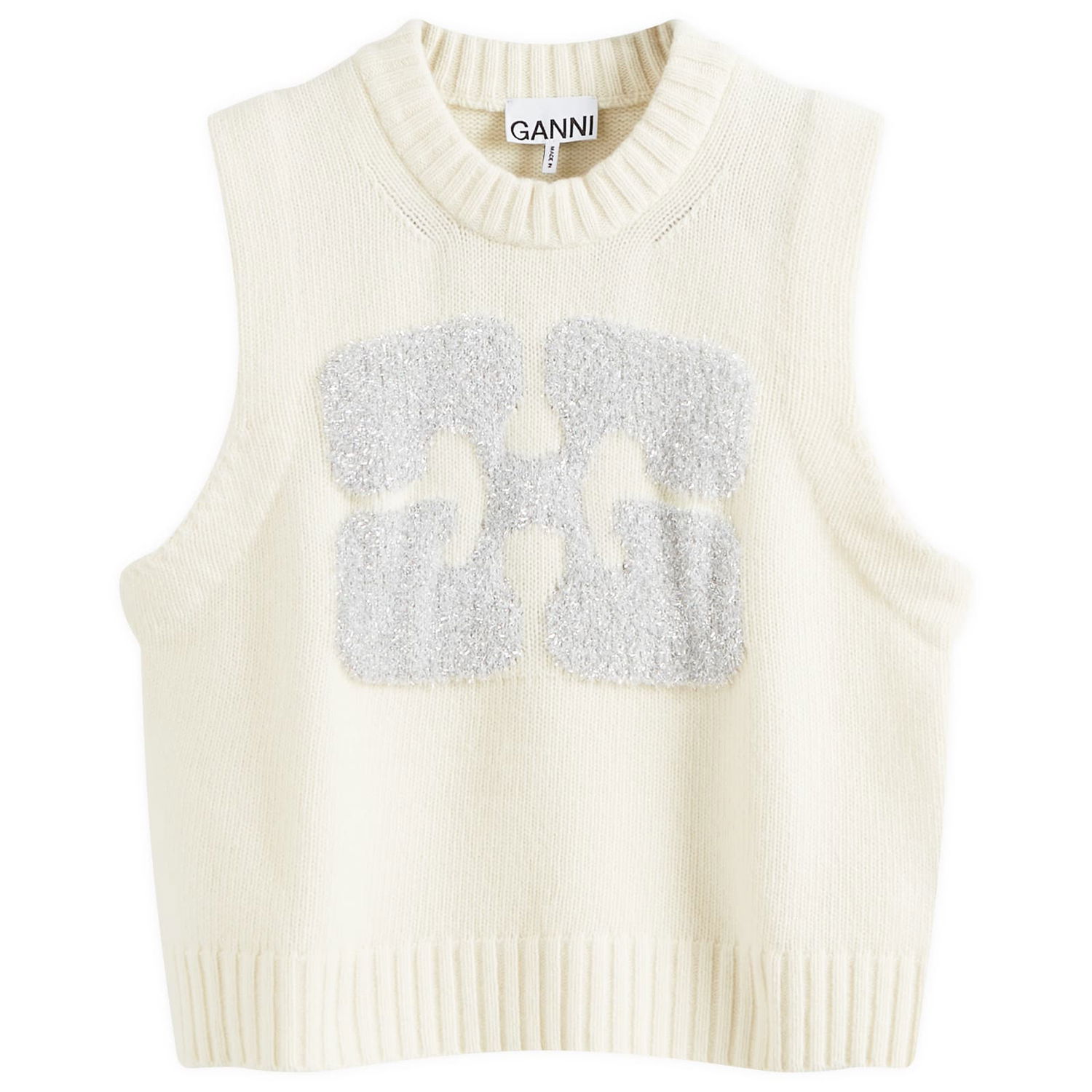 Vesta GANNI Graphic Vest Béžová | K2252-135, 0